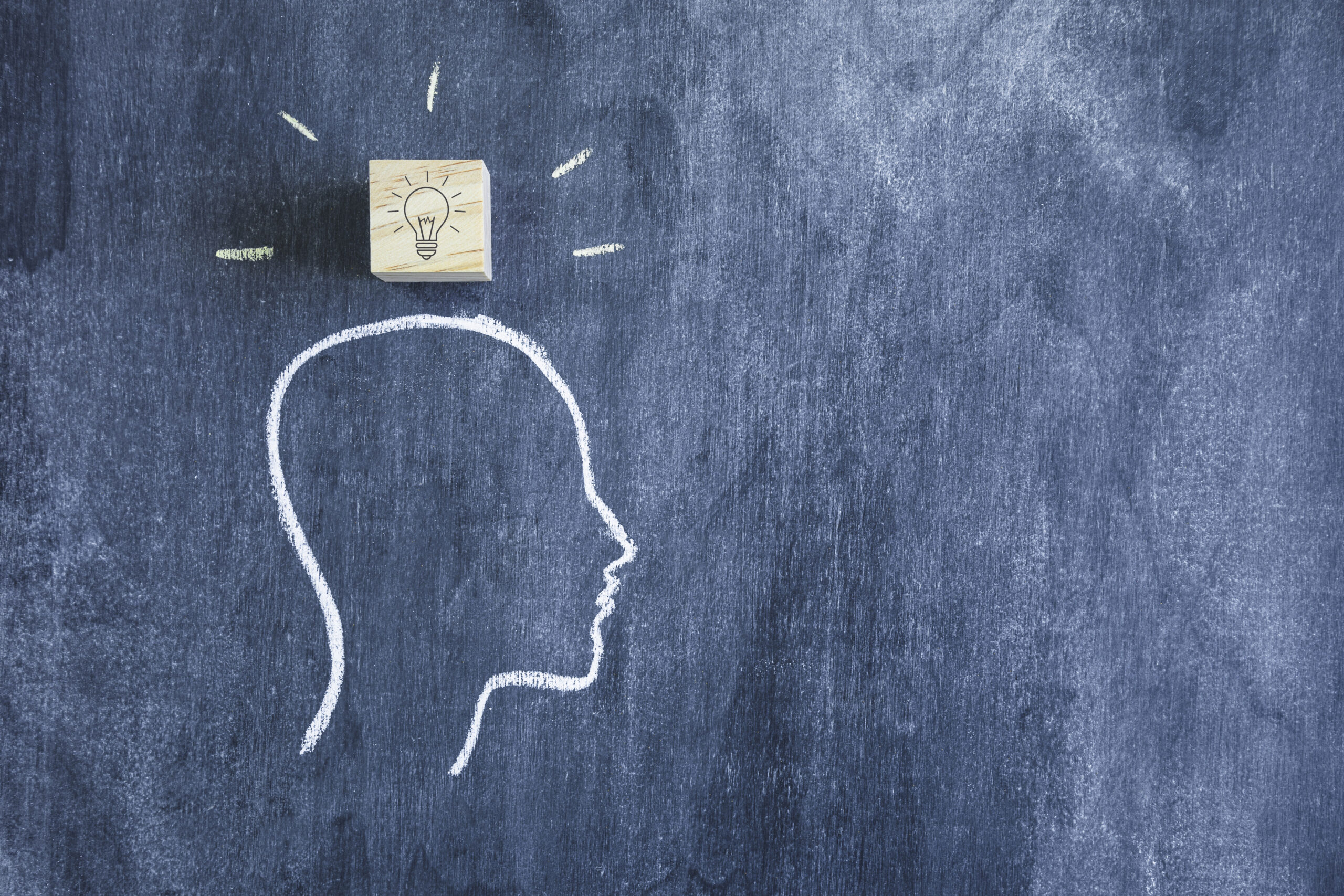 wooden light bulb block head outline face chalkboard 1 scaled